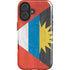 Antigua and Barbuda Flag Distressed iPhone 16 Plus Magsafe Impact Case